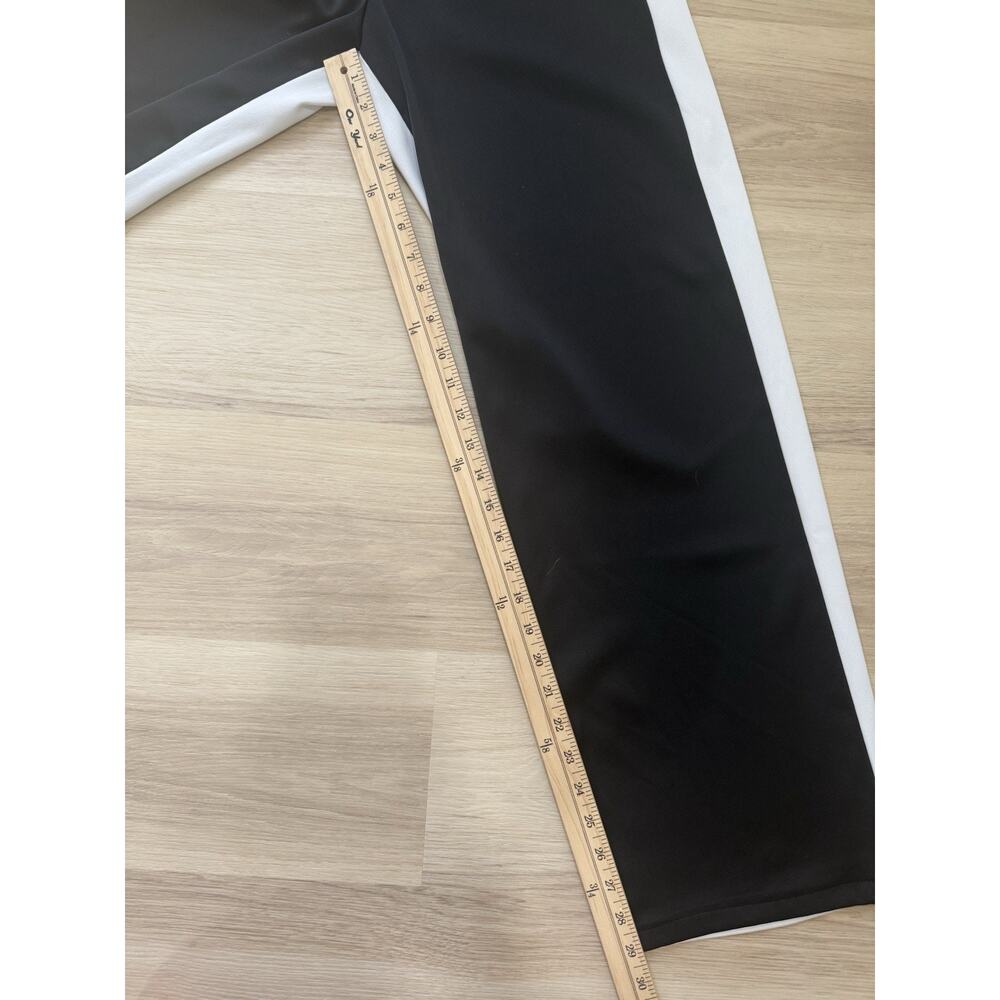 Alice + Olivia ALEXANDER TROUSER Hi Rise Black and Off White Women’s Size 6 - Picture 9 of 11